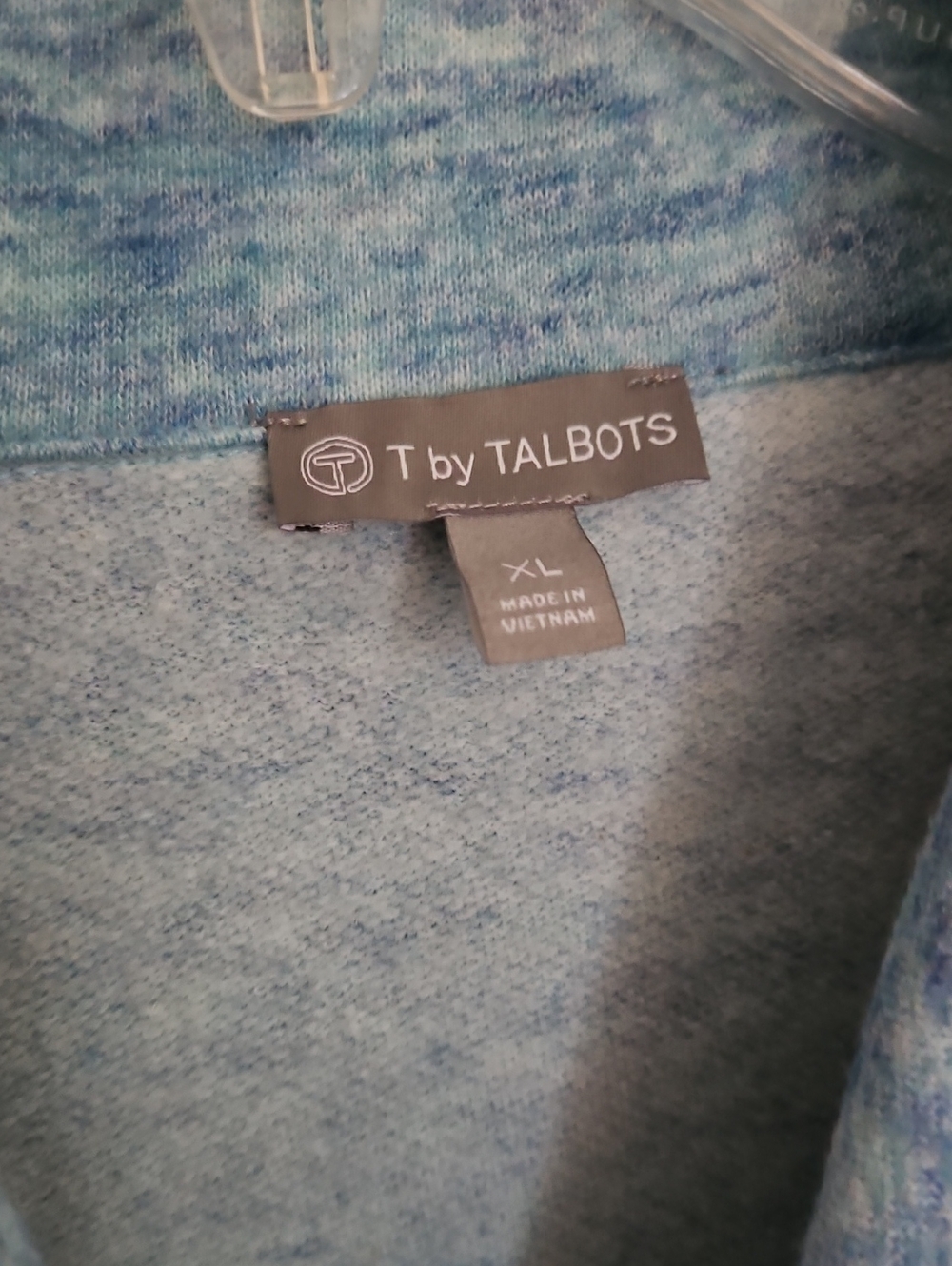 T BY TALBOTS LIGHT BLUE SWEATSHIRT SZ XL - Picture 2 of 6